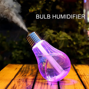 Bulb Humidifier / Aroma Diffuser / Air Purifier - Original Product ( With Colorful Changing Lights )